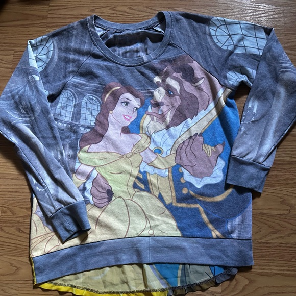Disney Beauty and the Beast Multicolor Sweater - Picture 1 of 3
